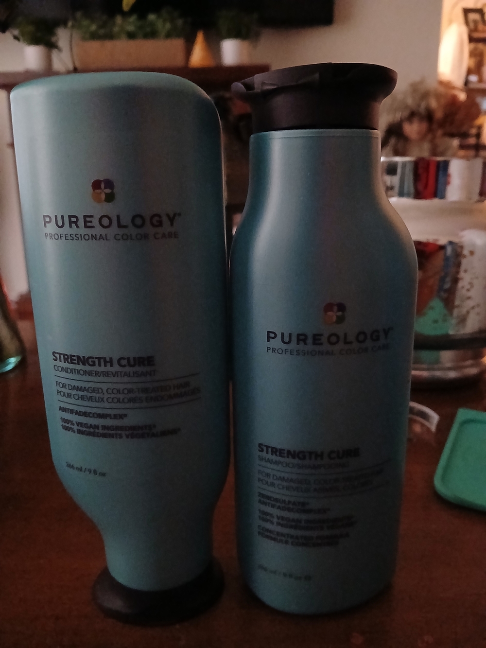 Pureology Strength Cure Shampoo & Conditioner - Teal Metallic